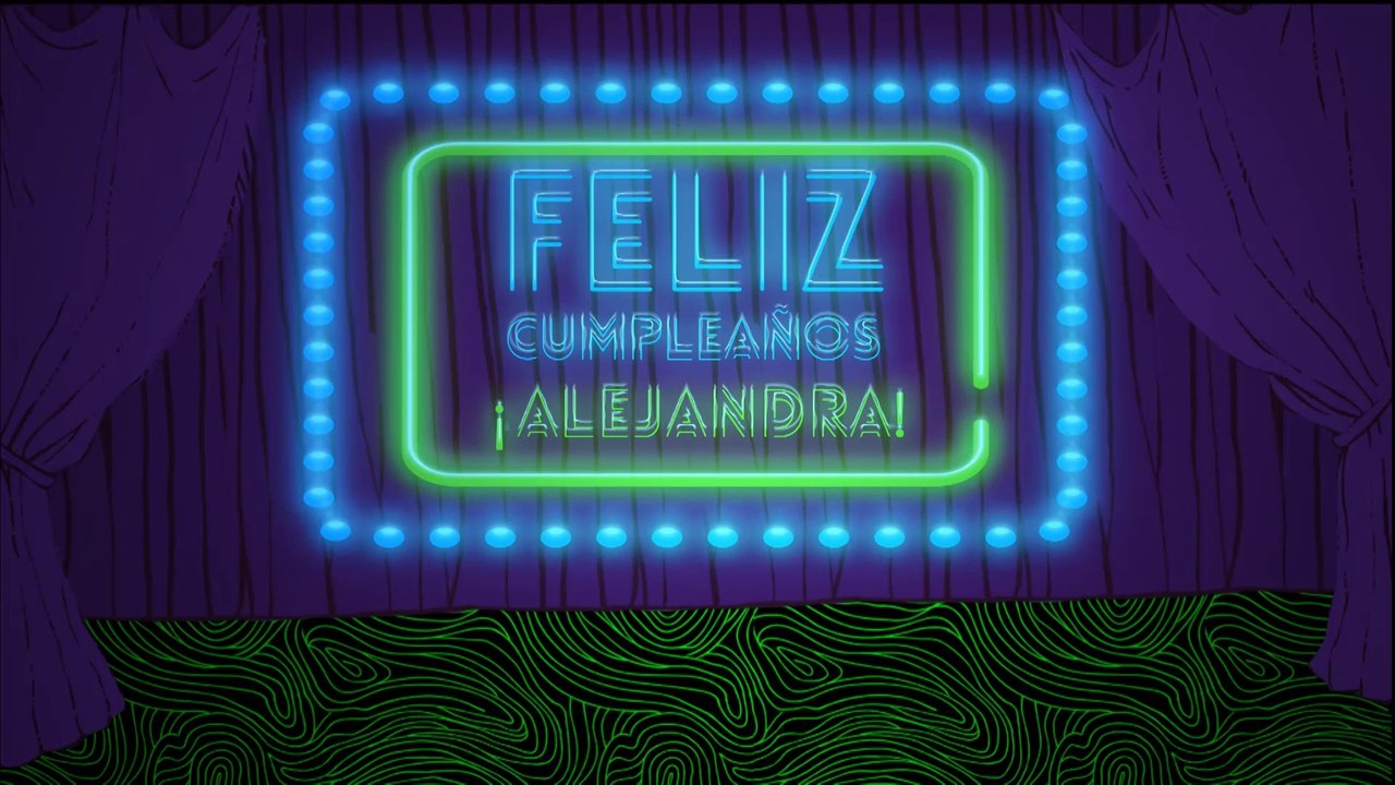 Cumpleaños Feliz Alejandra