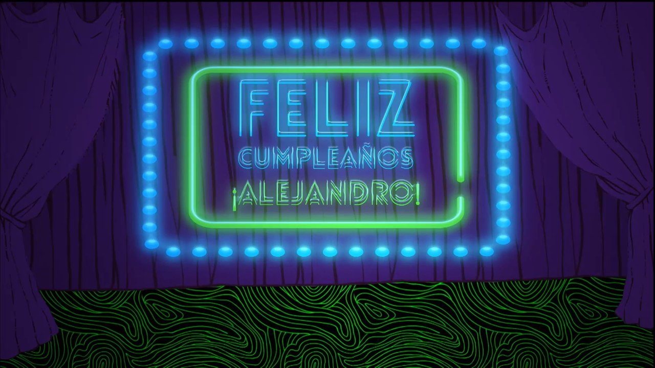 Cumpleaños Feliz Alejandro