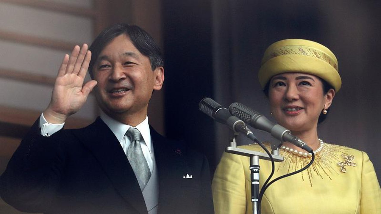 Japan's new emperor greets his subjects for the...