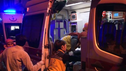 Fatih Yedikule'de binanın tabanı çöktü yaralılar var