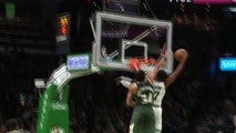Jaylen Brown's monster dunk on Giannis
