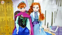 Disney Frozen Elsa Anna Castle & Ice Palace Playset Unboxing Assembly Elsa Barbie Morning | Karla D.