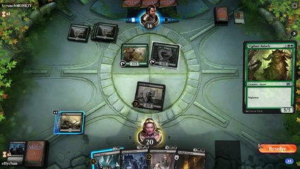 Mono Black vs Mono Green Ramp (Standard)