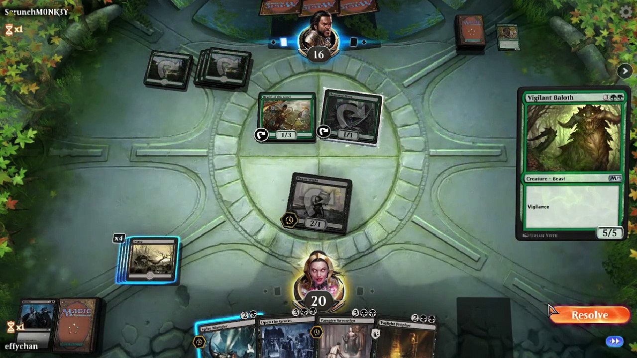 Mono Black vs Mono Green Ramp (Standard)