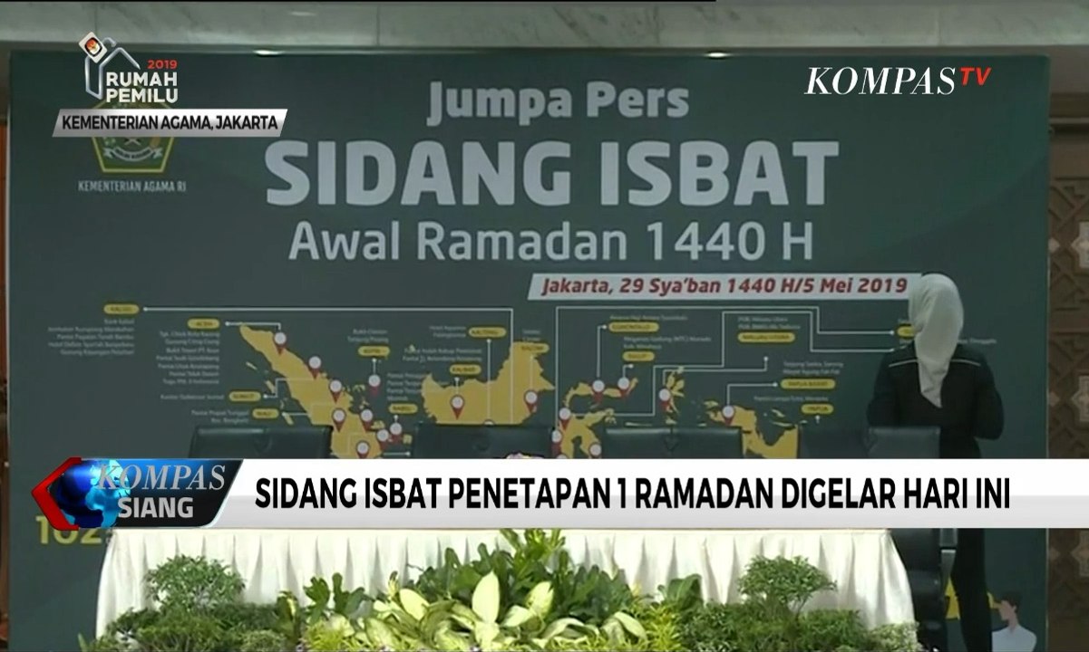 Minggu (5/5) Sore, Kemenag Gelar Sidang Isbat Penetapan 1 Ramadan 1440 H