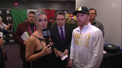 Canelo Post Fight Interview
