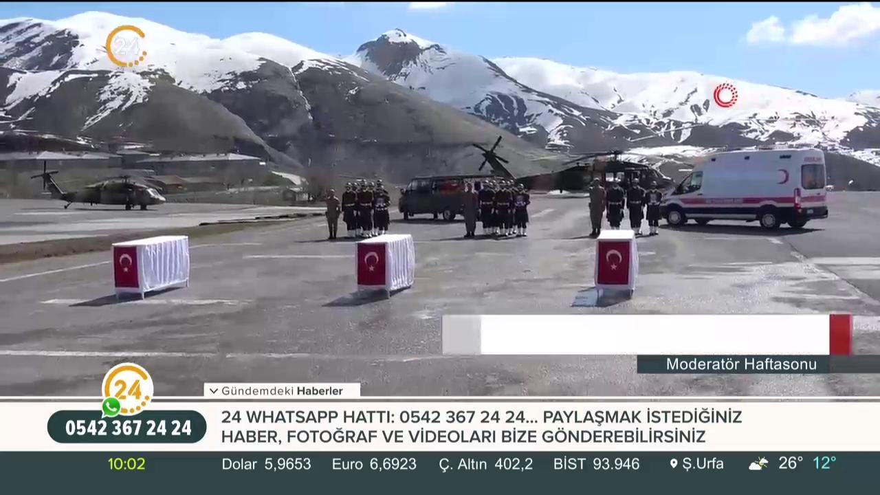 Şehitlere veda