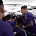 Zenit players find out that they are champions of Russia while mid-flight!