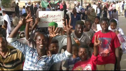 Huge crowds join protest against Sudan's military leaders