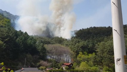 강원도 인제군 또 산불...진화 중 / YTN