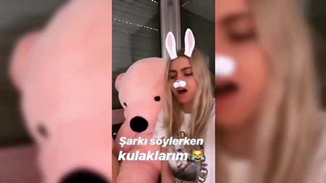 Aleyna Tilki Kulaklarım! Şarkı Söyledi Çok Eğlendi! | Aleyna Tilki'nin İnstagram Hikayesi #Enmedya