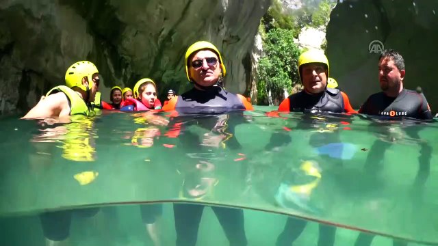 Göynük Kanyonu ziyaretçilerini 'büyülüyor' - ANTALYA