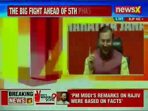 BJP's Prakash Javadekar targets Congress on Bofors Deal, calls Rajiv Gandhi corrupt