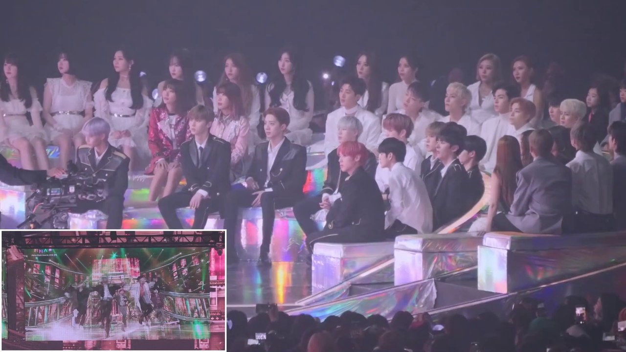 IDOLS REACTION TO BTS『AIRPLANE PT.2 (PRE-RECORD VCR)』181201 MMA【BTS | WANNA ONE | GFRIEND | iKON |  (G)I-DLE | MAMAMOO | THE BOYZ | BOL4】