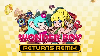Wonder Boy Returns Remix - Bande-annonce Switch