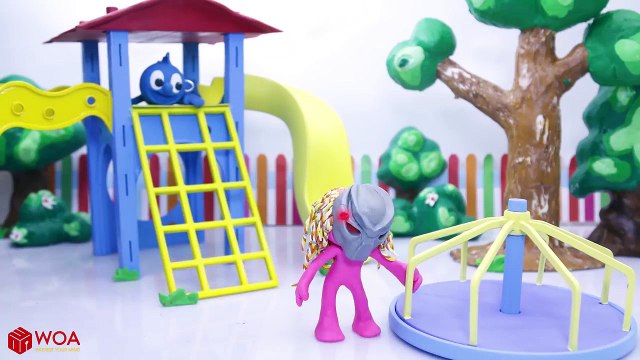 CLAY MIXER COOKS TASTY SPAGHETTI Play Doh Cartoons Stop Motion