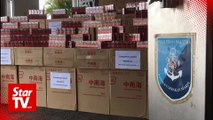 Marine police seize illegal cigs worth almost RM650,000