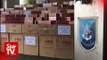 Marine police seize illegal cigs worth almost RM650,000