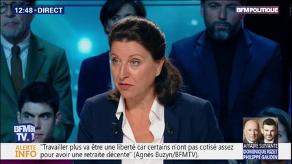 Agnès Buzyn souhaite au moins "100€ de différence" entre le minimum vieillesse et le minimum des retraites