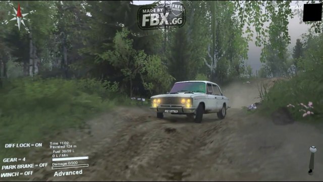 Spintires™ 2019 Car Failed On Muddy Road_2