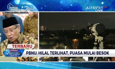 PBNU: Hilal Terlihat, Puasar Ramadan Mulai Besok