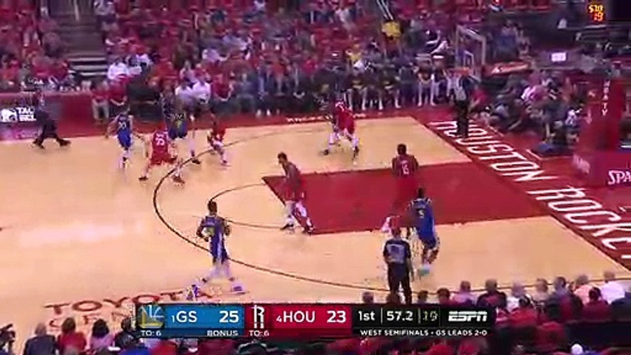 NBA - Clint Capela Humbles Andre Iguodala At The Rim With Incredible Block In Game 3