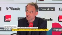 Raphaël Glucksmann (Place publique-Parti socialiste) : Les Macroniens, dire qu'ils sont le rempart face au Rassemblement national... C'est un rempart de papier, de la stratégie électorale.