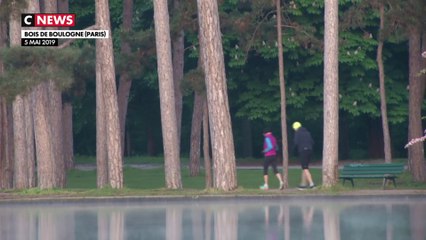 Paris : le froid ne décourage pas les sportifs