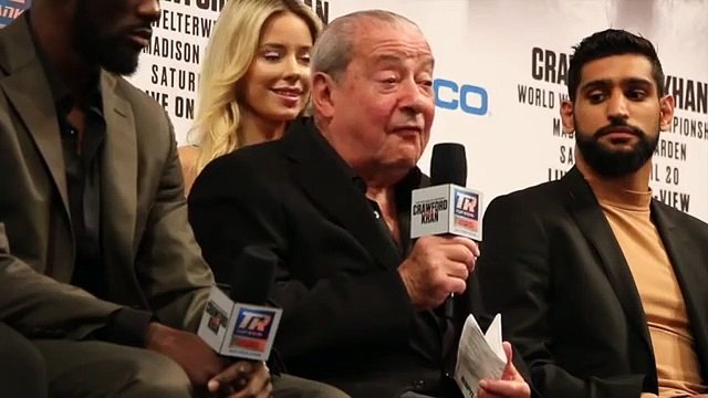 TERENCE CRAWFORD v AMIR KHAN - (FULL & UNCUT) - FINAL PRESS CONFERENCE - w/ BOB ARUM & FRANK SMITH