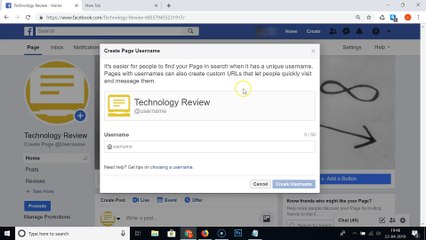 How to Create Username for your Facebook Page on PC?