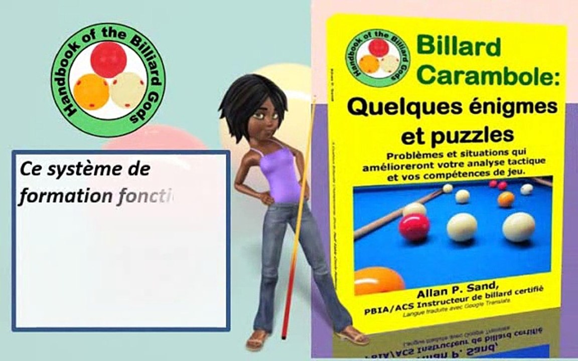 Livre vidéo pour Billard Carambole: Quelques énigmes et puzzles (fr)