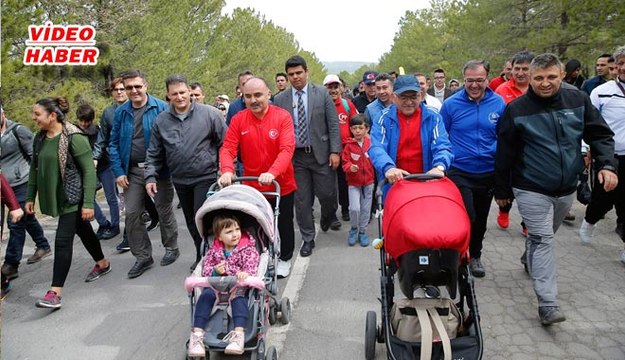 (5 Mayıs 2019) BÜYÜKŞEHİR BELEDİYESİ, SARIMSAKLI BARAJI’NDA DOĞA YÜRÜYÜŞÜ VE FİDAN DİKME ETKİNLİĞİ YAPTI