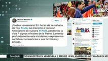 Maduro ofrece condolencias a los familiares de militares fallecidos