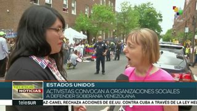 EEUU: denuncian acoso a activistas que defienden la embajada de Vzla.