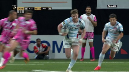 Racing 92 / Stade Français : L'essai de Dupichot face à Paris