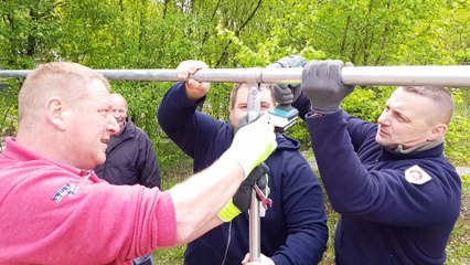 Valleroy : des pompiers au centre de sauvegarde de la faune sauvage !