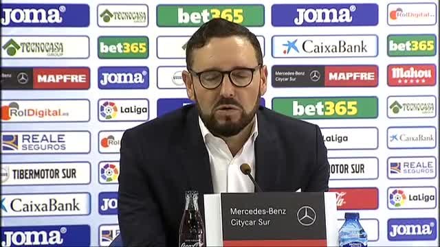 Bordalás: Era impensable que el Getafe entrara en Europa, hay que disfrutar