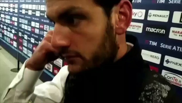 Lazio-Atalanta, Parolo in mixed zone