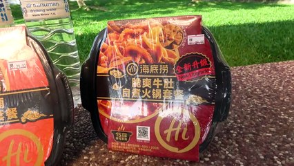 Self Heating Food with REAL Meat