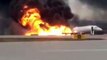 Russie: Les images d'un avion actuellement en feu lors d'un atterrissage d'urgence sur l'aéroport moscovite de Sheremetyevo