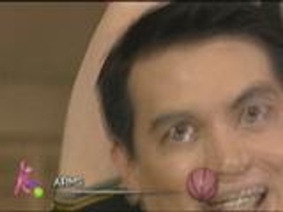 Bimby learns stretching exercises