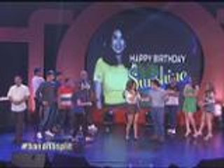 Sunshine Garcia celebrates birthday on Banana Split