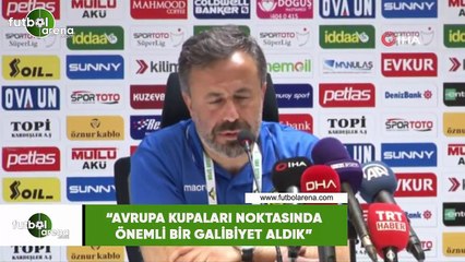 Hasan Çalışkan: "Avrupa kupaları noktasında önemli bir galibiyet aldık"