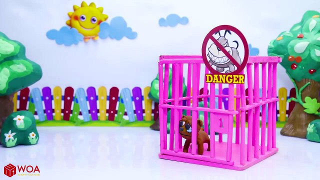 CLAY MIXER LEARNING SHAPES TOYS Stop Motion Cartoons Animation