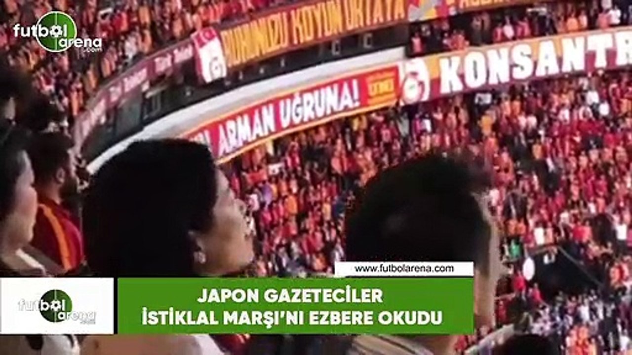 Japon gazeteciler İstiklal Marşı'nı ezbere okudu