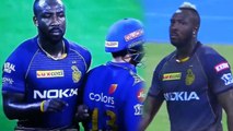IPL 2019: Andre Russell pushed Quinton De Kock inintensely during the match | वनइंडिया हिंदी