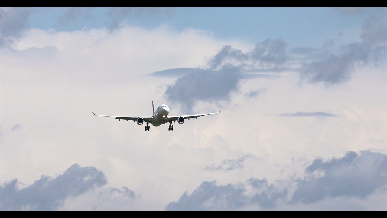 TURKISH AIRLINE  AIRBUS A330  LANDING CDG