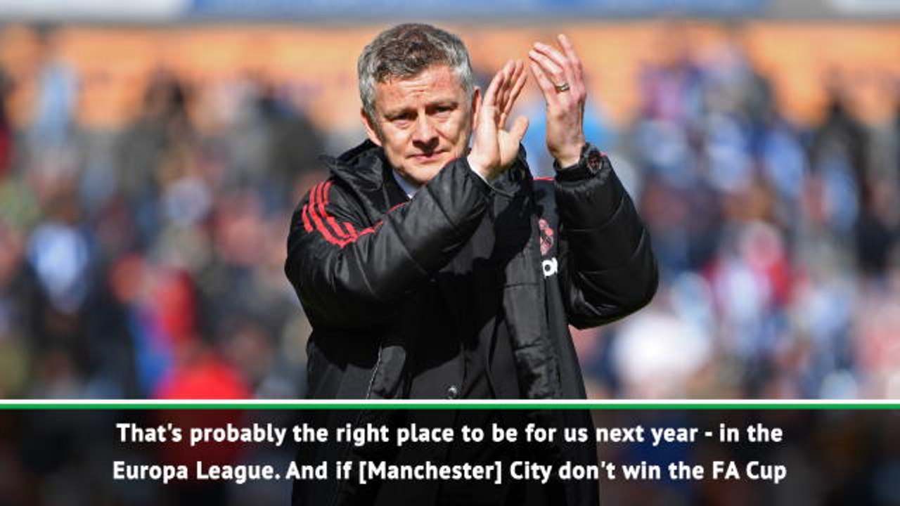 Europa League is right for Manchester United - Solskjaer