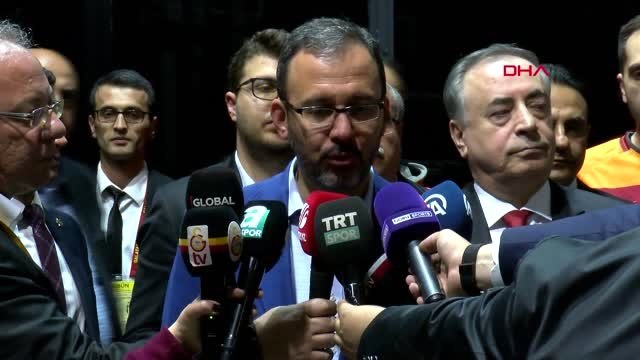 Spor Bakan Kasapoğlu ve Galatasaray Başkanı Cengiz'den Derbi Yorumu