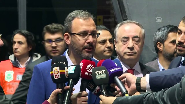 Derbi maçın ardından - Gençlik ve Spor Bakanı Kasapoğlu - İSTANBUL